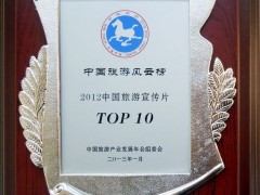 中国旅游风云榜2012中国旅游宣传片TOP10